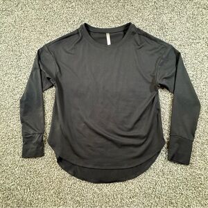 Fabletics Women’s Black Long Sleeved Workout Top Size S